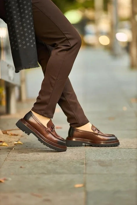 Wilson Men’s Brown Horsebit Loafers
