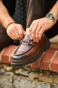 Wilson Men’s Brown Horsebit Loafers