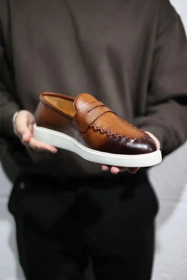 Wilson Tan Brown Penny Loafers