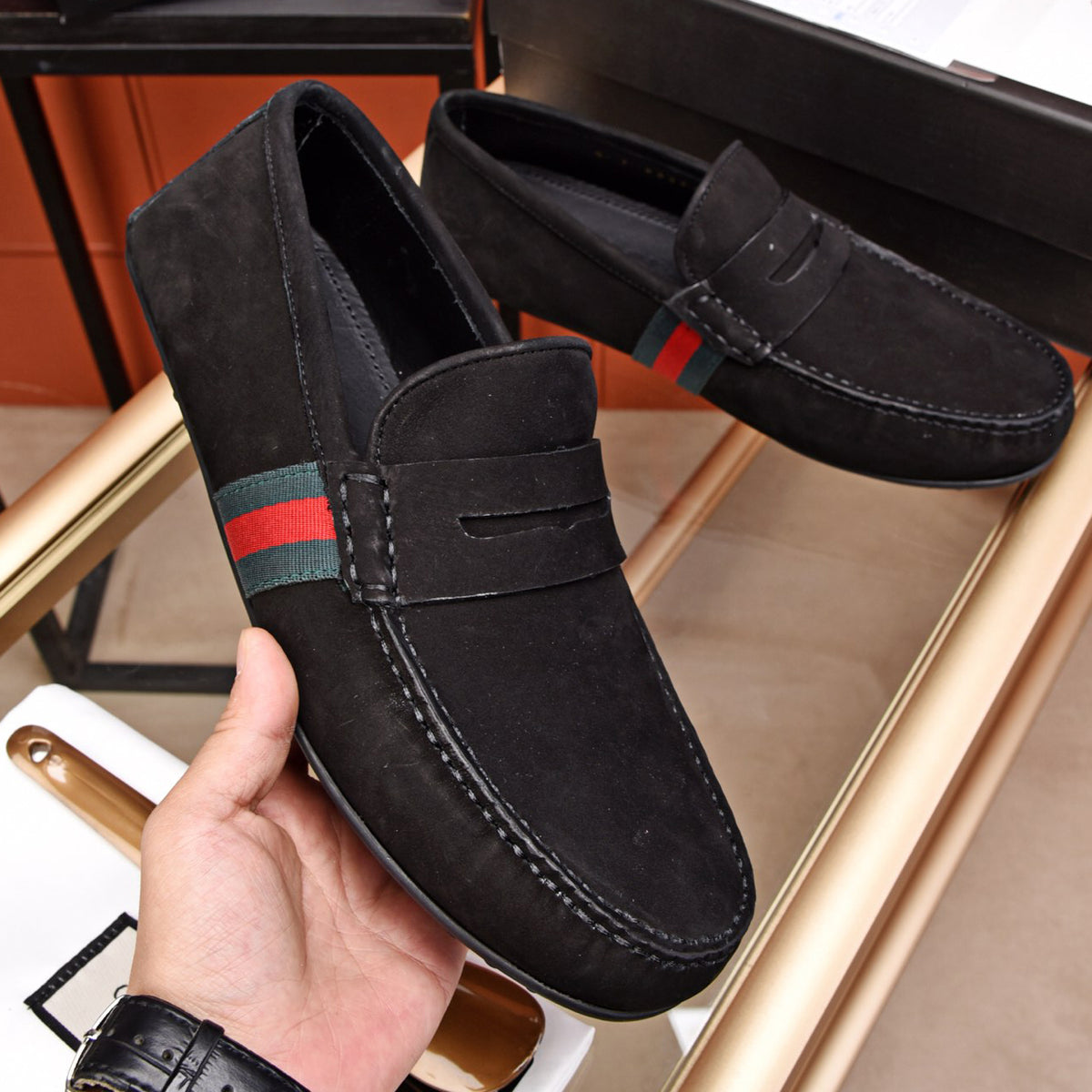G Mens Luxury Classic Loafers XC0426090401