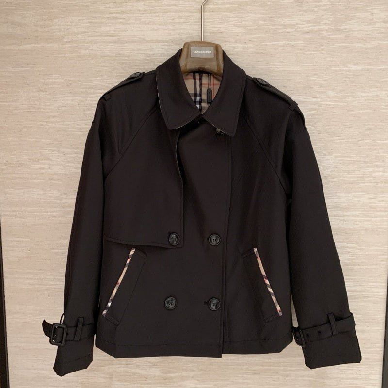 New Arrival Stylish Women’s BBR Short Trench Coat CQQ1326091703