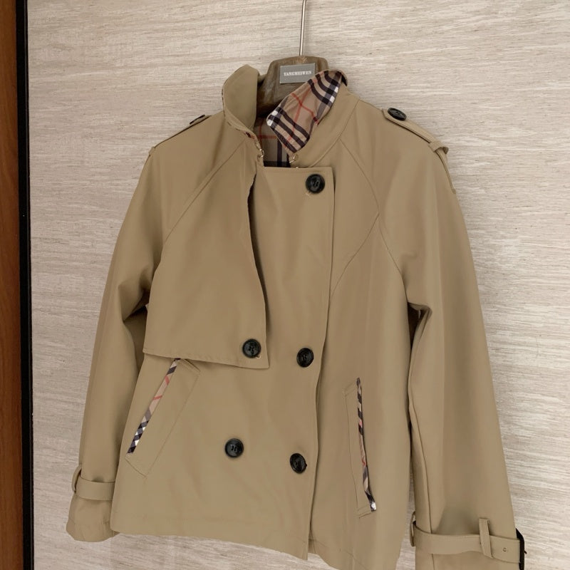 New Arrival Stylish Women’s BBR Short Trench Coat CQQ1326091703