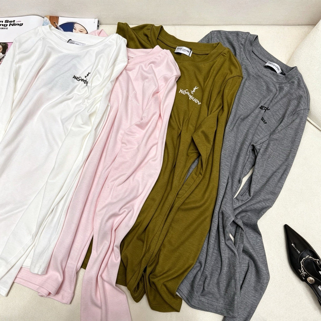 New Fashion Women YS Slim Fit Basic Top  DM1326091802