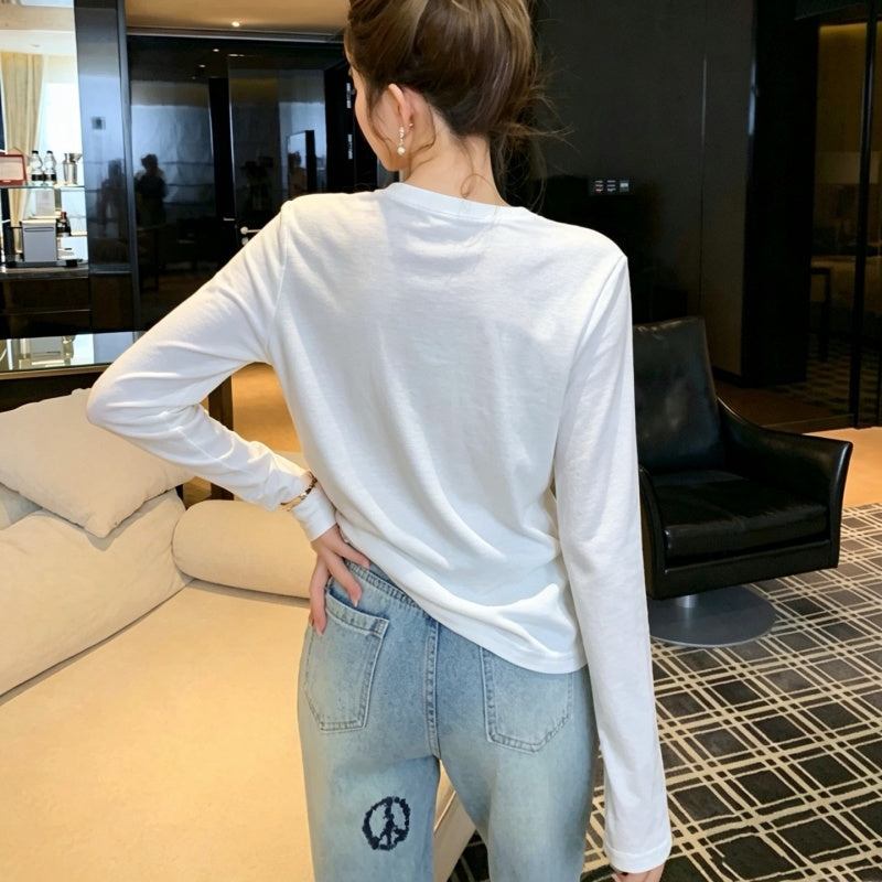 New Fashion Women YS Slim Fit Basic Top  DM1326091802