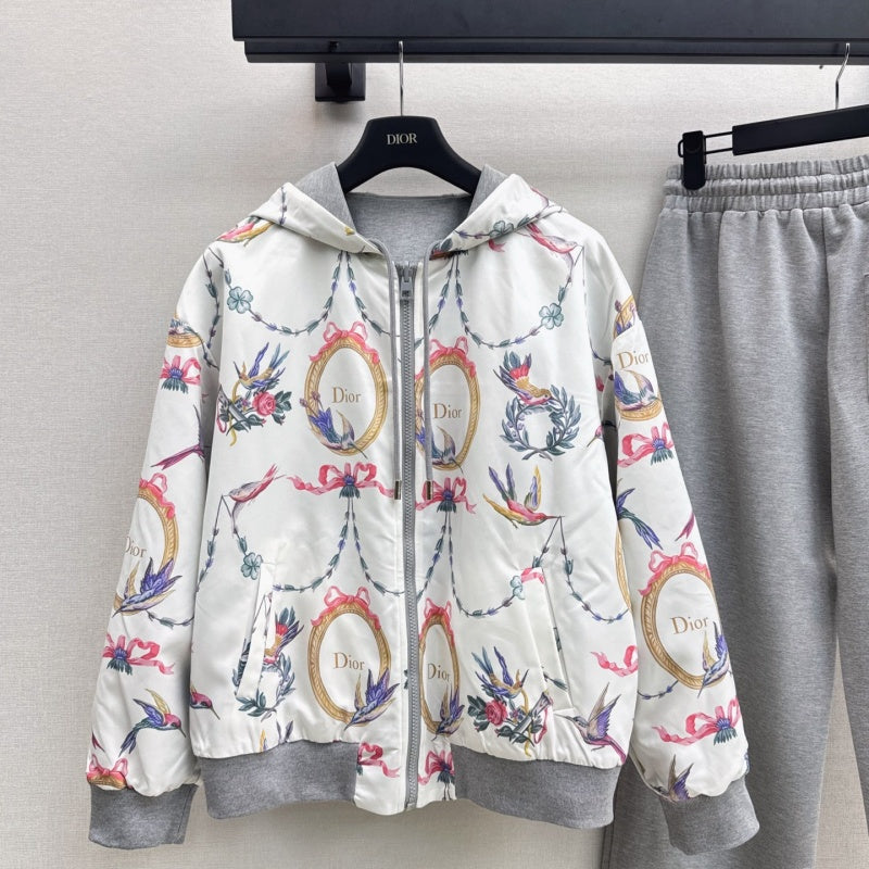 New Fashion Women's DIO 2 Pieces Reversible Tracksuit Set DM1326091810
