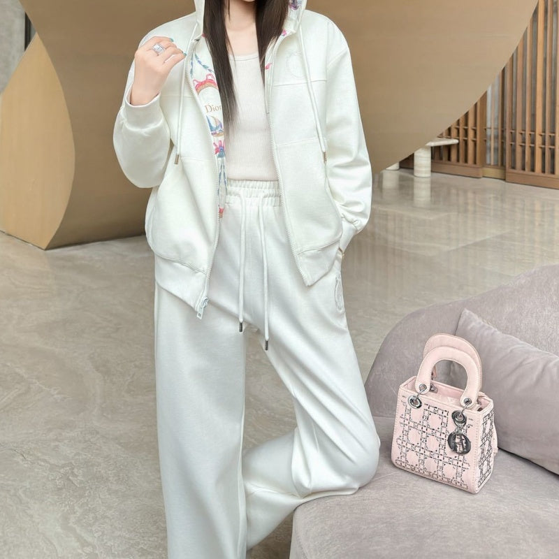 New Fashion Women's DIO 2 Pieces Reversible Tracksuit Set DM1326091810