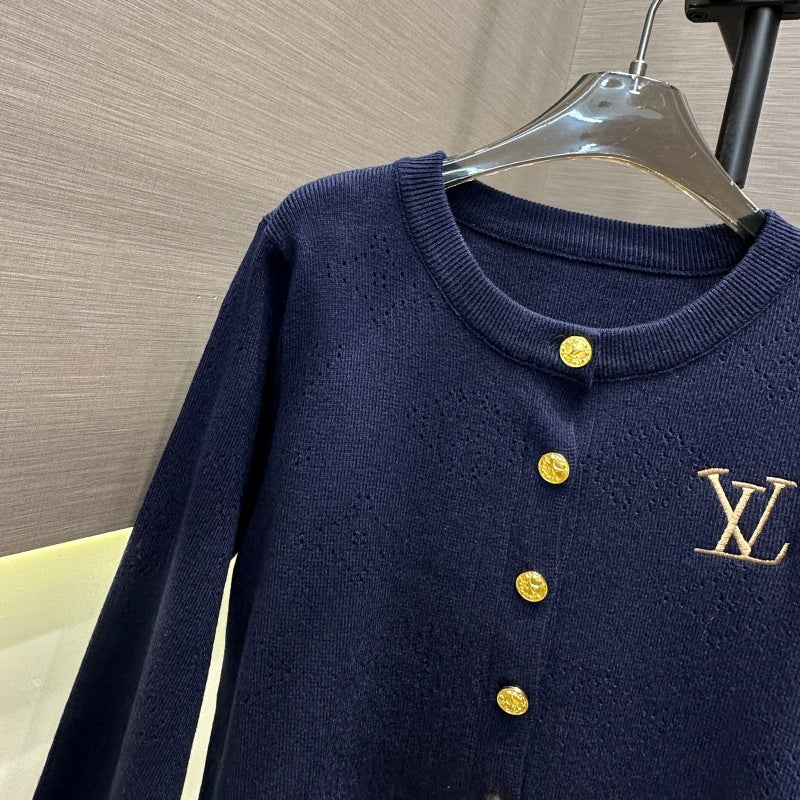 New Fashion Women L Embroidered Knit Cardigan DM1326091815