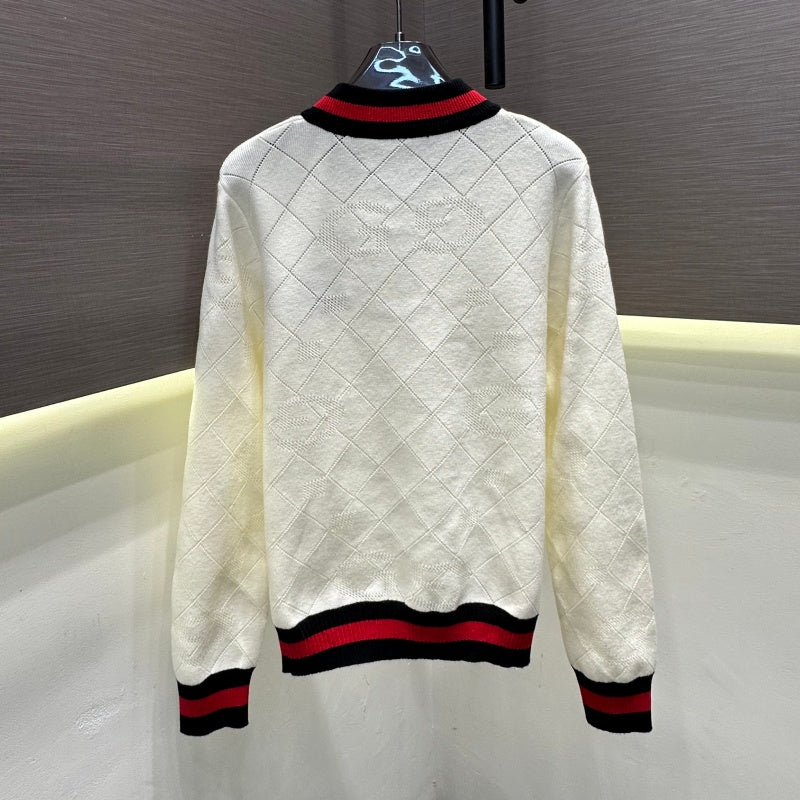 New Fashion Women GG Zip Up Knit Cardigan DM1326091816