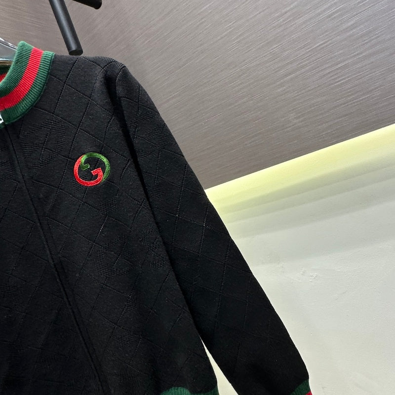 New Fashion Women GG Zip Up Knit Cardigan DM1326091816