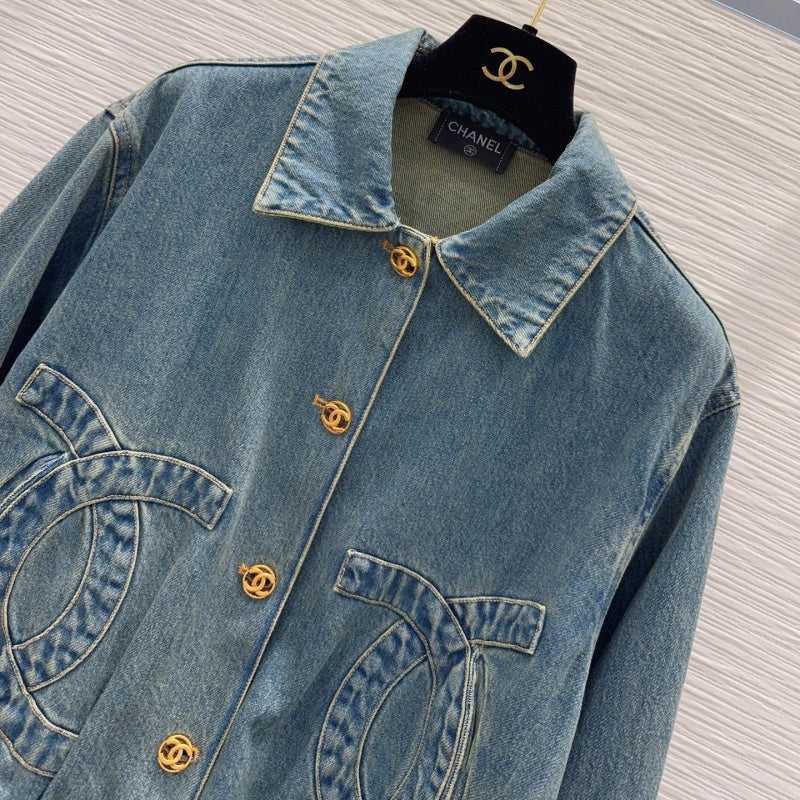 Women's CC New Fashion Denim Jacket  DM1326091823