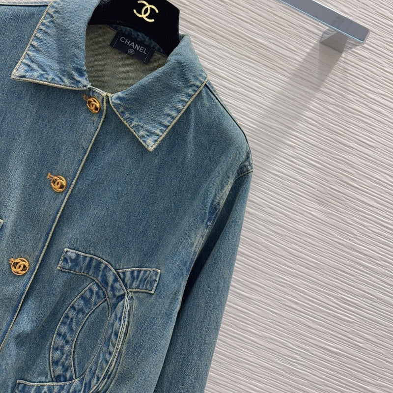 Women's CC New Fashion Denim Jacket  DM1326091823