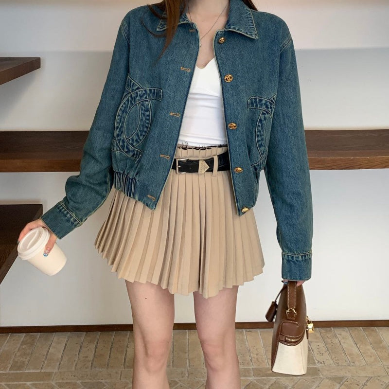 Women's CC New Fashion Denim Jacket  DM1326091823