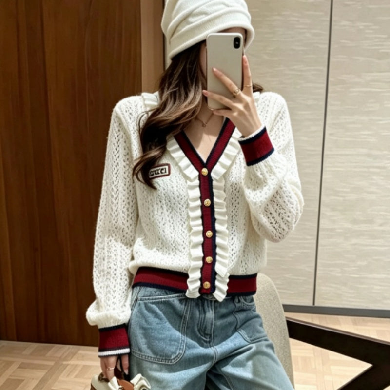 New Fashion Women's GG Knit Cardigan DM1326092004