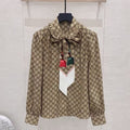 New Fashion Women's  GG Monogram  Blouse DM1326092012
