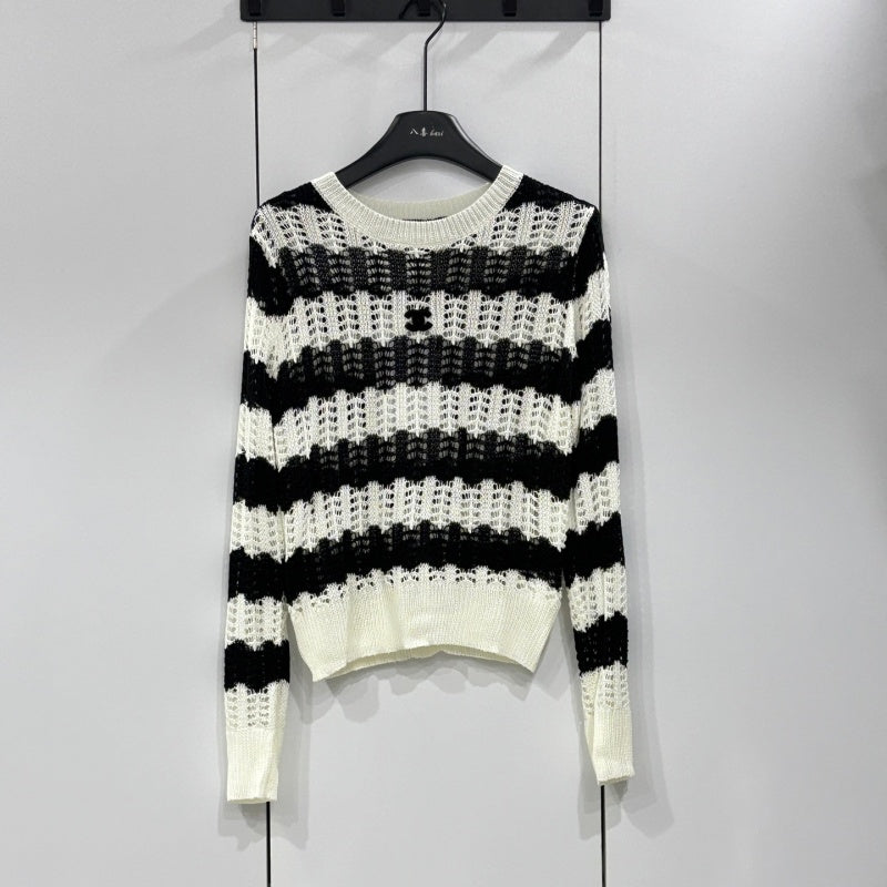 New Fashion Women's Hollow Knit Sweater DM1326092016
