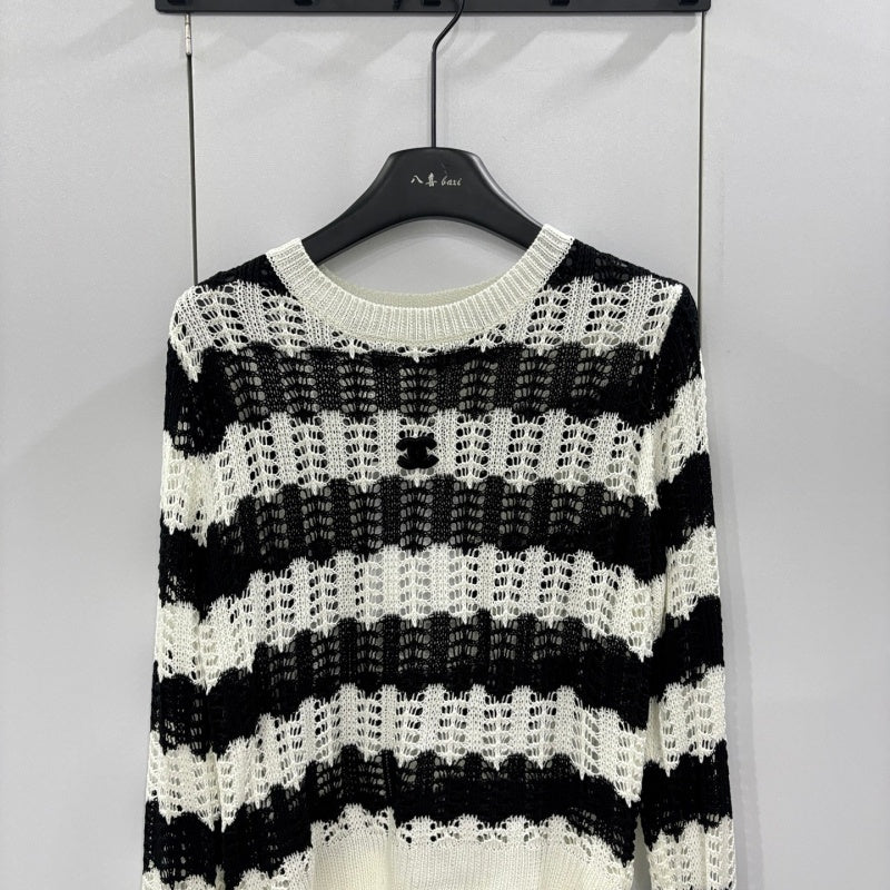 New Fashion Women's Hollow Knit Sweater DM1326092016