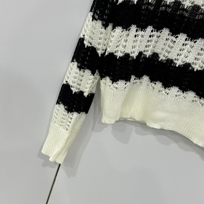 New Fashion Women's Hollow Knit Sweater DM1326092016
