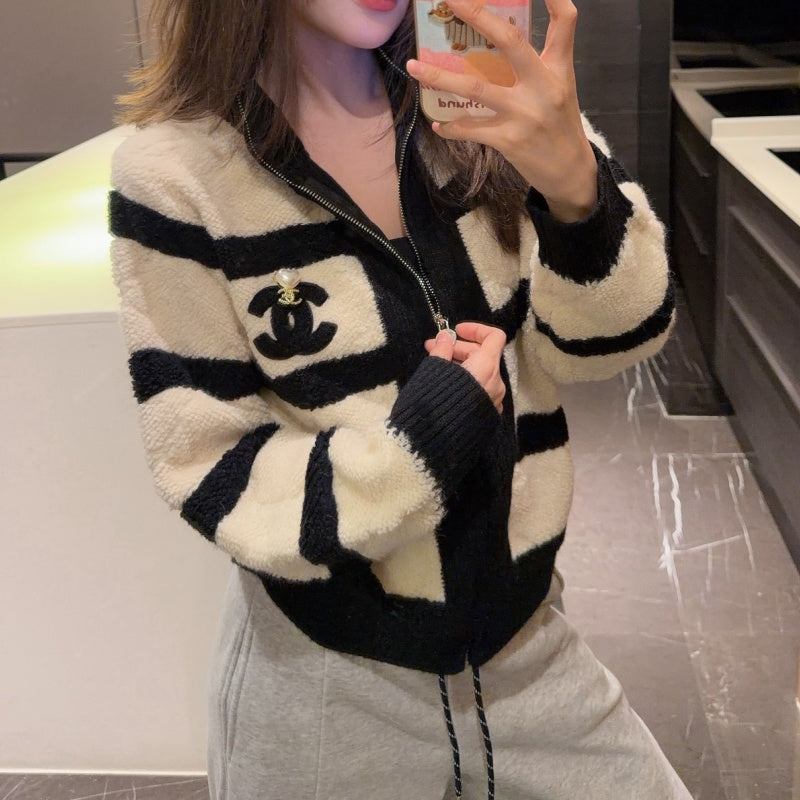 New Fashion Women's CC Knit Cardigan DM1326092019