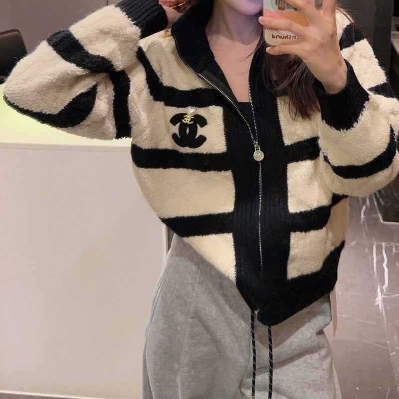 New Fashion Women's CC Knit Cardigan DM1326092019