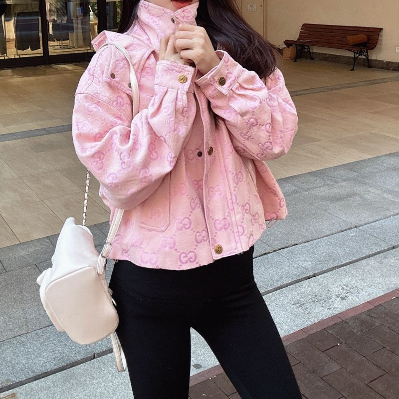 New Fashion Women's GG Crop Jacket DM1326092020
