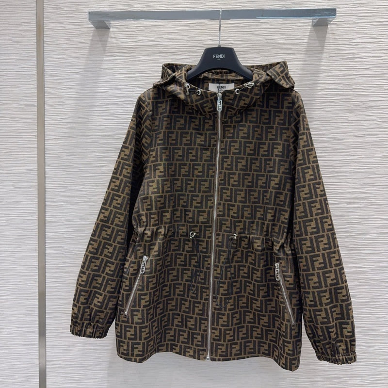 New Fashion Women's FF Windbreaker Jacket DM1326092022