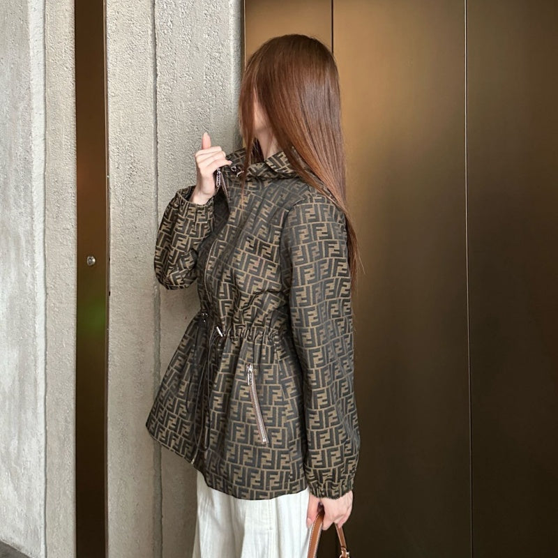 New Fashion Women's FF Windbreaker Jacket DM1326092022