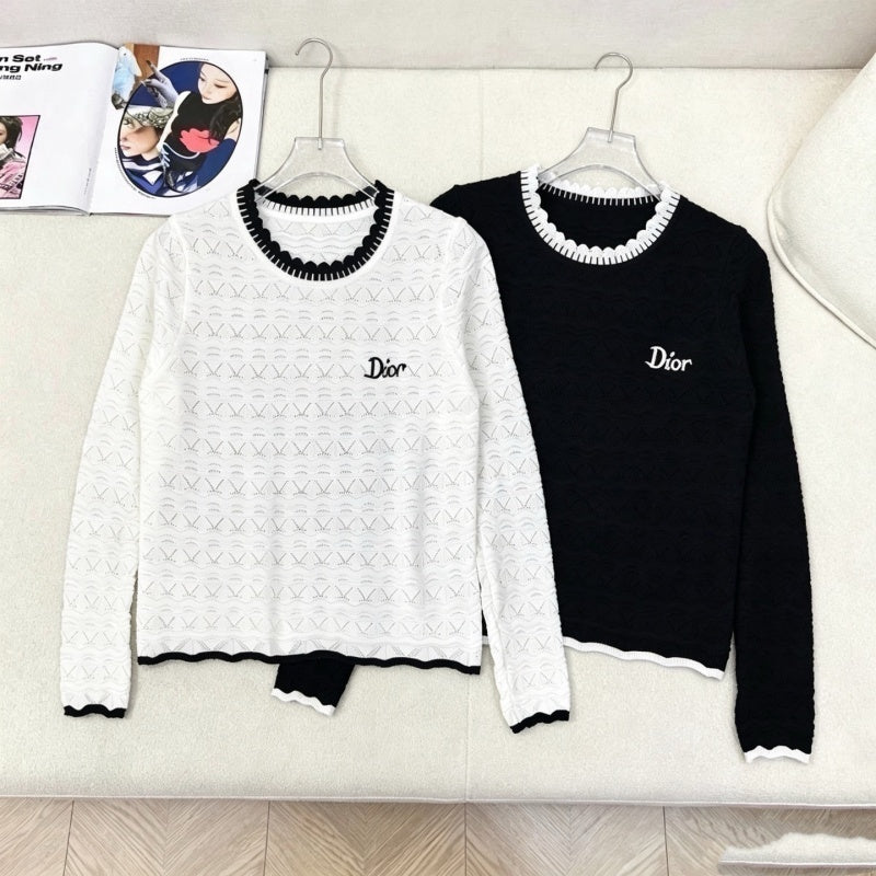 New Fashion Women's DIO Long Sleeve Knit Top DM1326092026