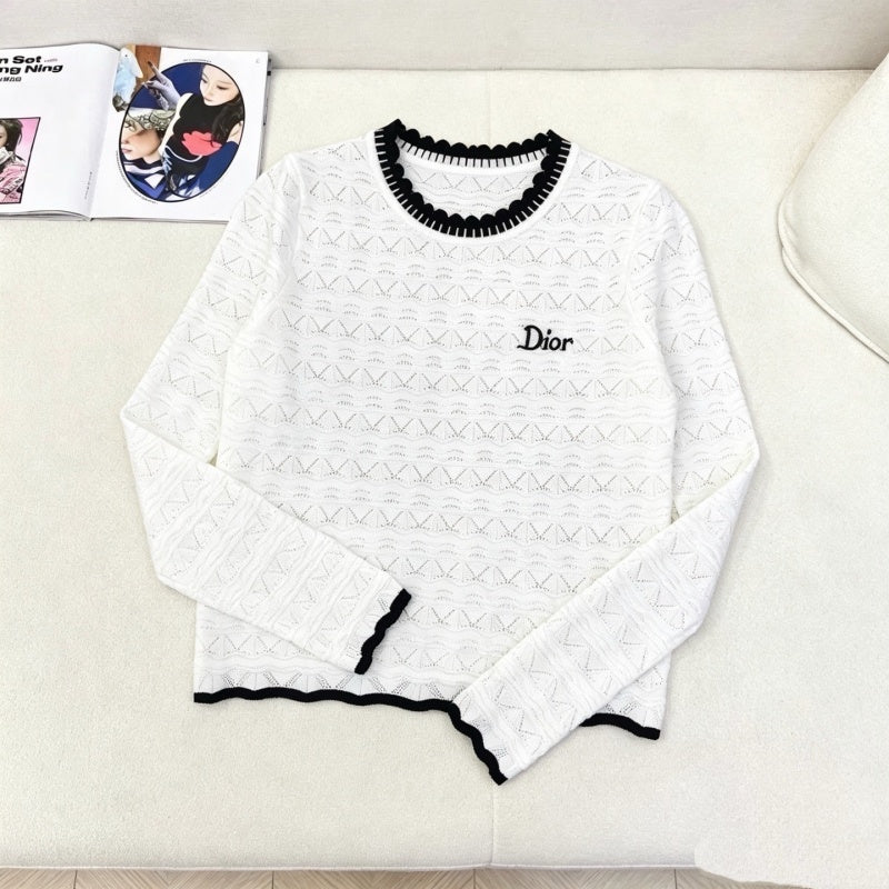 New Fashion Women's DIO Long Sleeve Knit Top DM1326092026