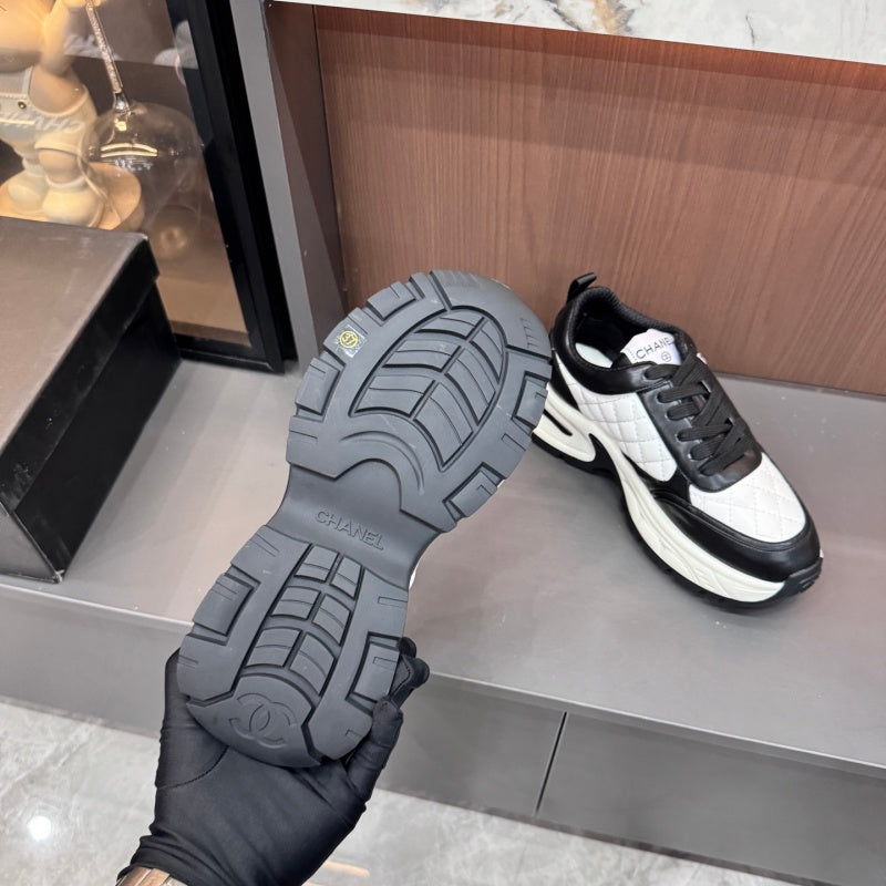 New Fashion Women's Quilted Platform Sneakers JX1326092032